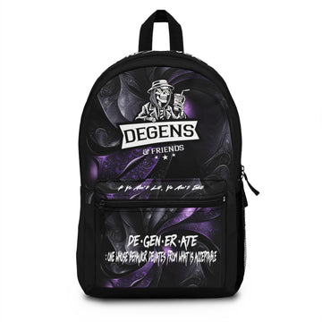 Degens & Friends Purple Backpack
