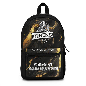 Degens & Friends Gold Backpack - Degens & Friends