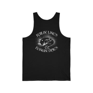 Railin' Lines & Bangin Dimes Jersey Tank - Degens & Friends