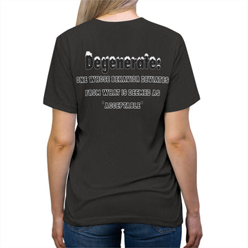 "Let's Hit The Slopes" Degenerate Defined Premium Triblend Tee - Degenerates & Friends