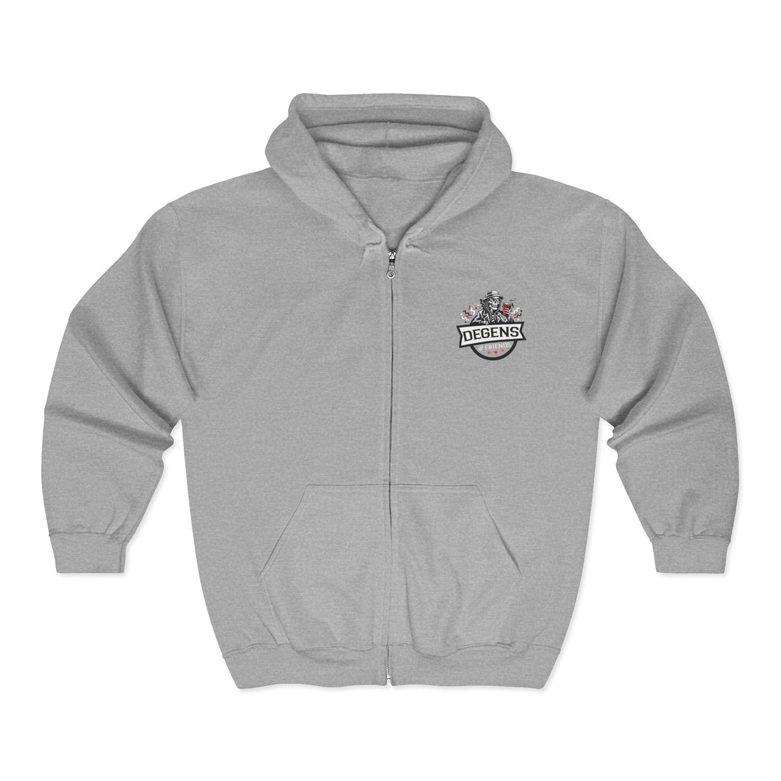 Lines & Dimes Zip - Up Hoodie - Degenerates & Friends
