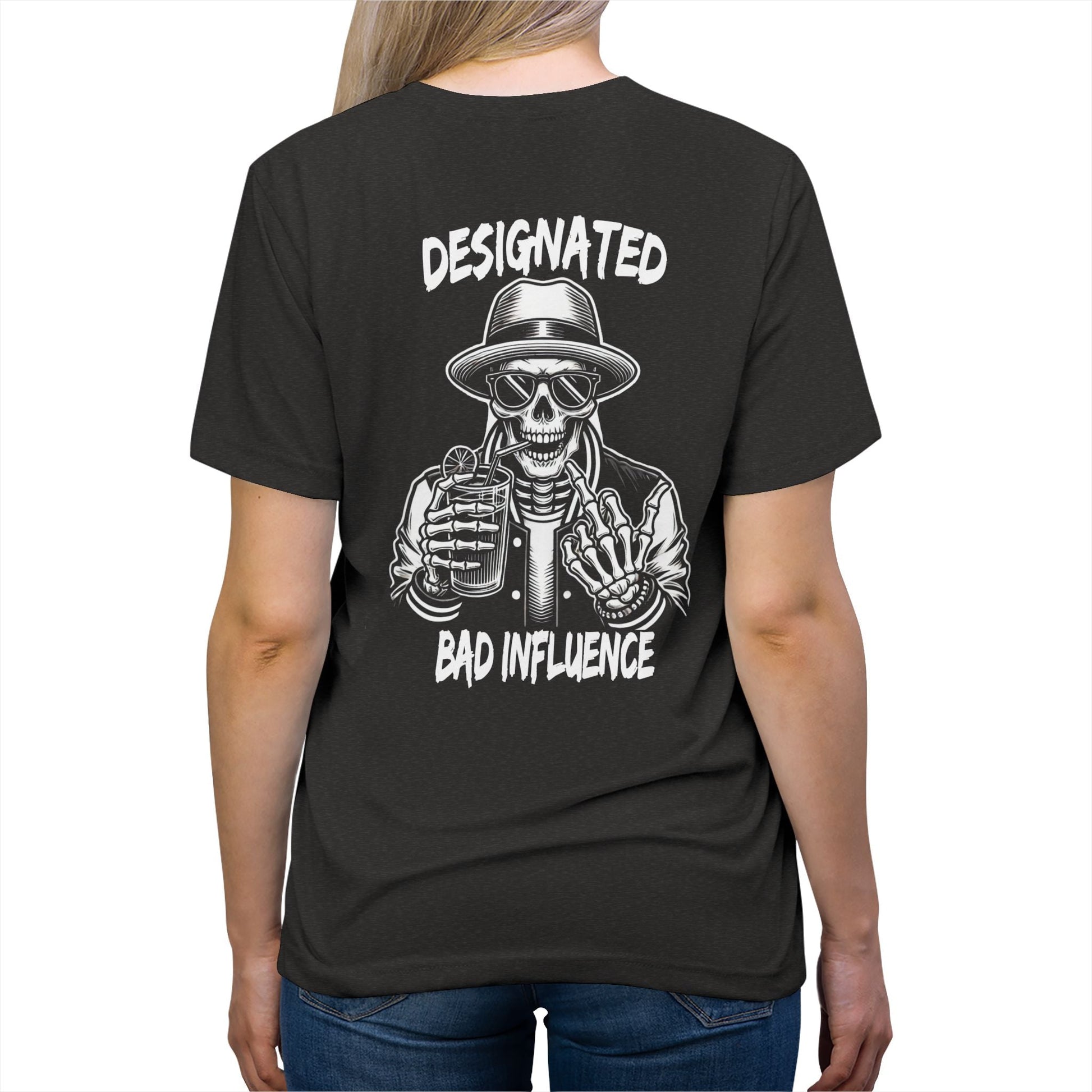 Designated Bad Influence Premium Triblend Tee - Degenerates & Friends