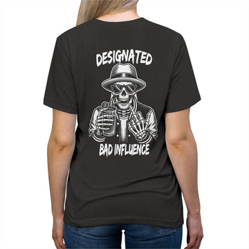 Designated Bad Influence Premium Triblend Tee - Degenerates & Friends