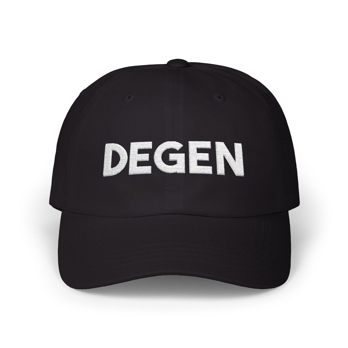 Black DEGEN Dad Cap