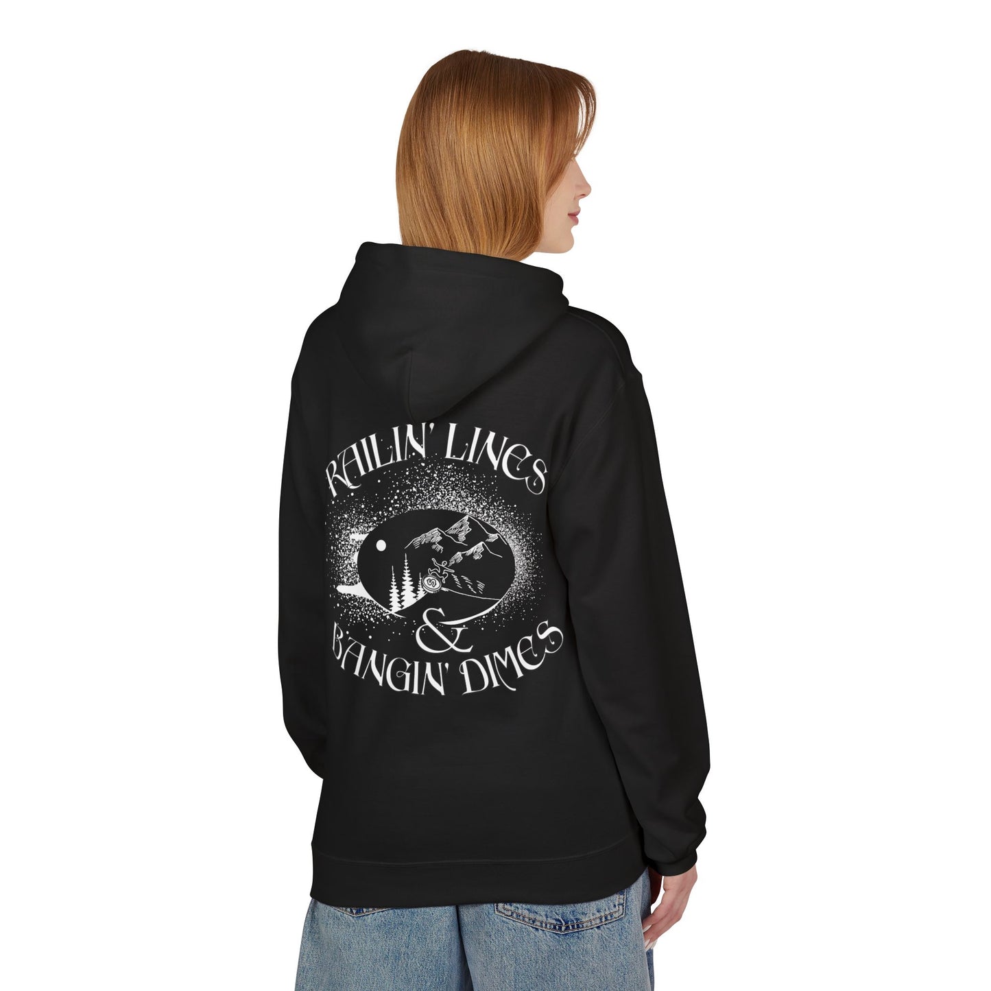 Railin' Lines and Banging Dimes Pullover Hoodie