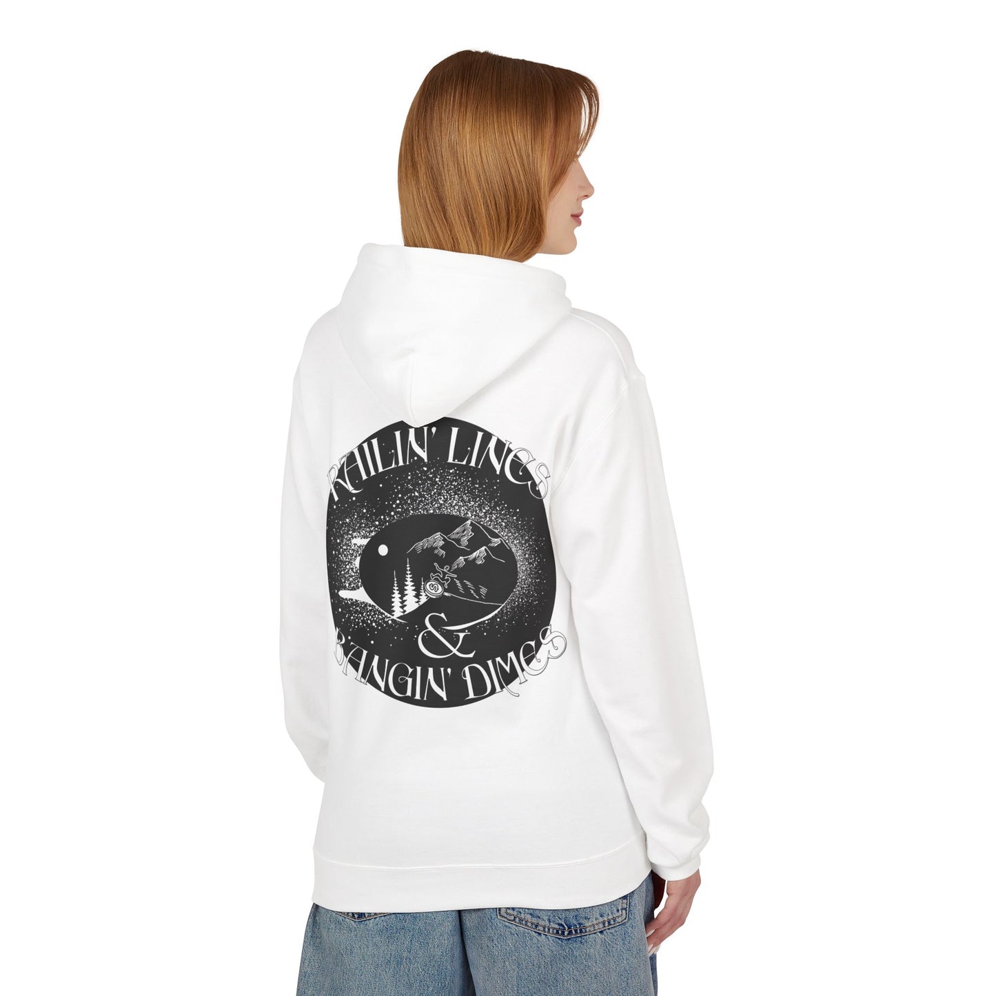 Railin' Lines and Banging Dimes Pullover Hoodie