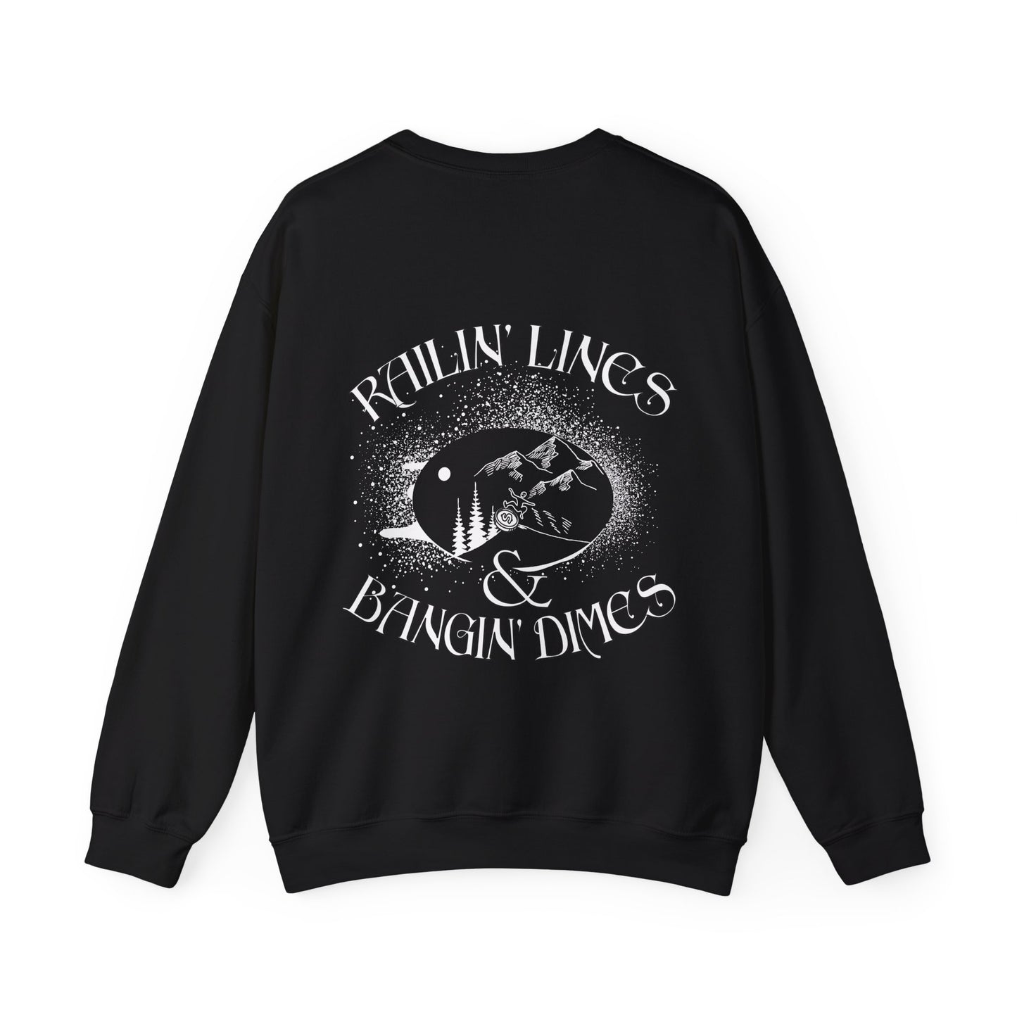 Railin' Lines & Bangin Dimes Crewneck