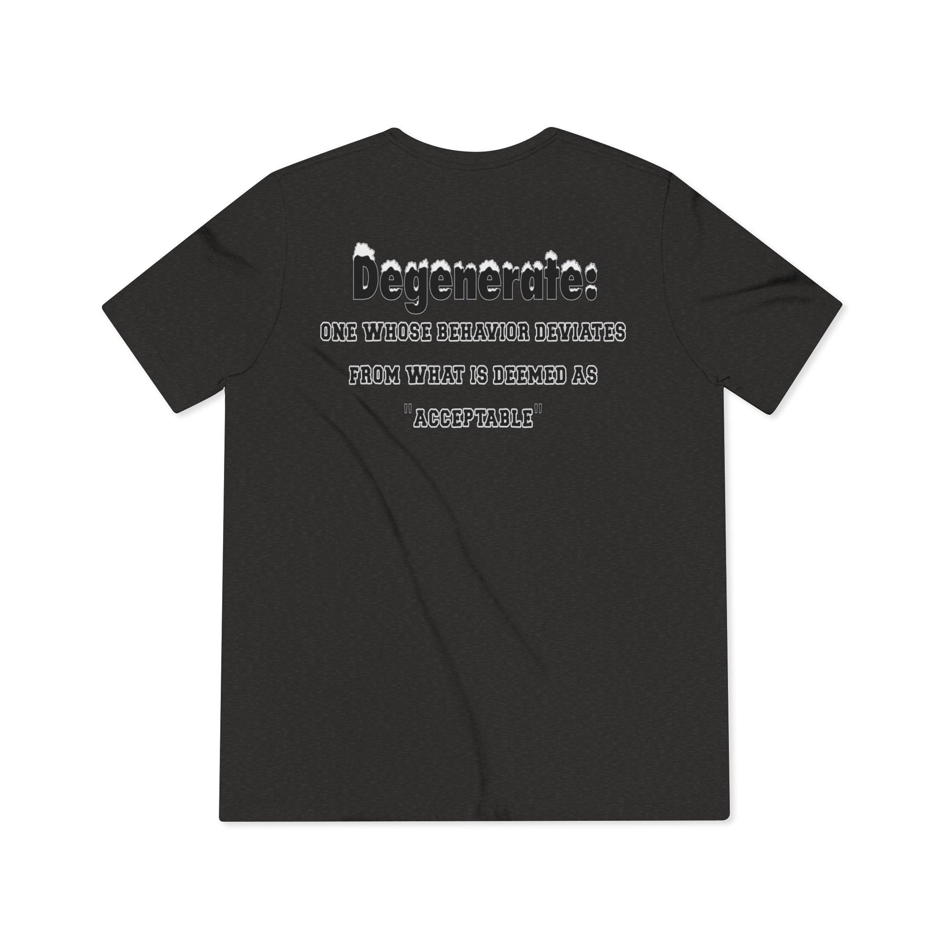 "Let's Hit The Slopes" Degenerate Defined Premium Triblend Tee - Degenerates & Friends