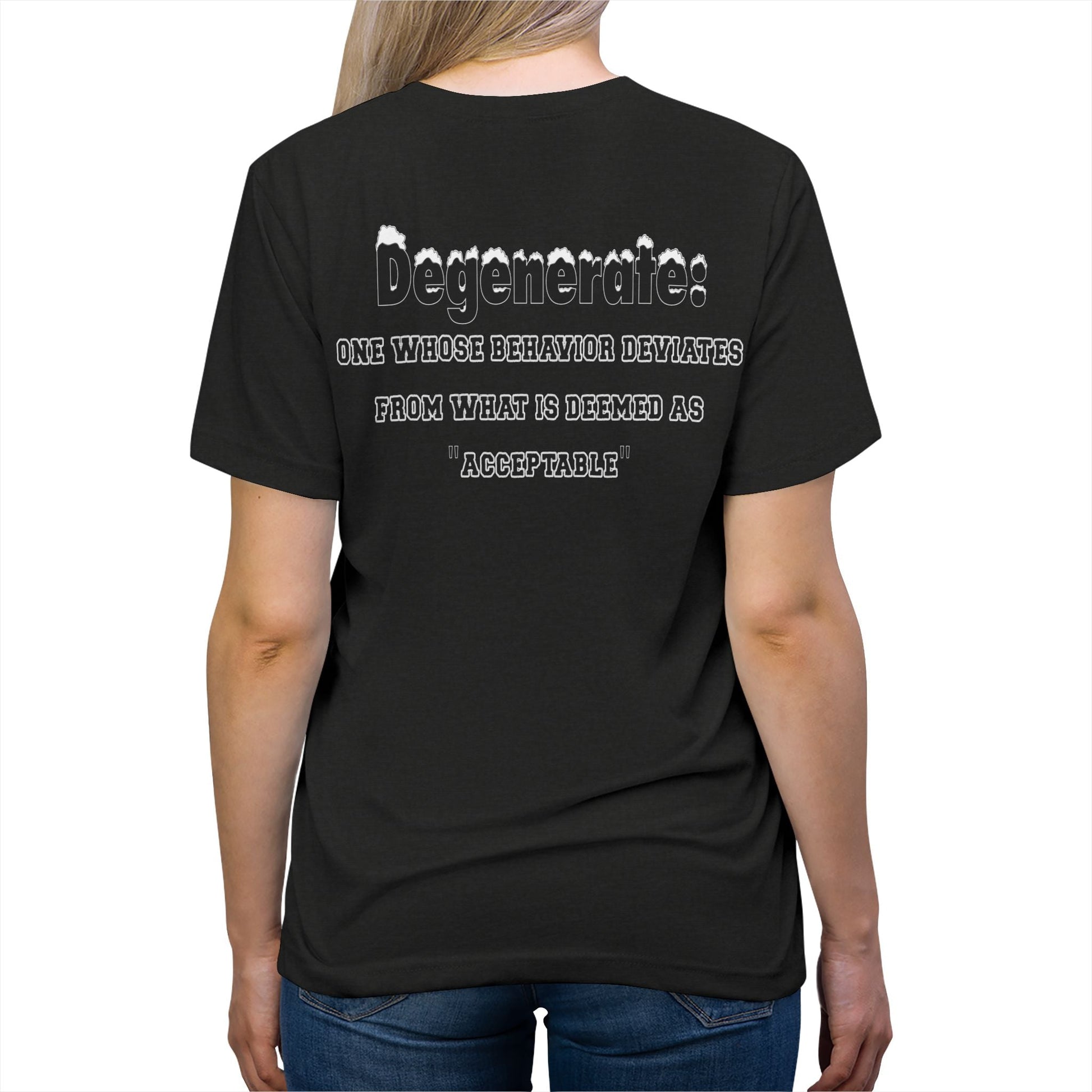 "Let's Hit The Slopes" Degenerate Defined Premium Triblend Tee - Degenerates & Friends