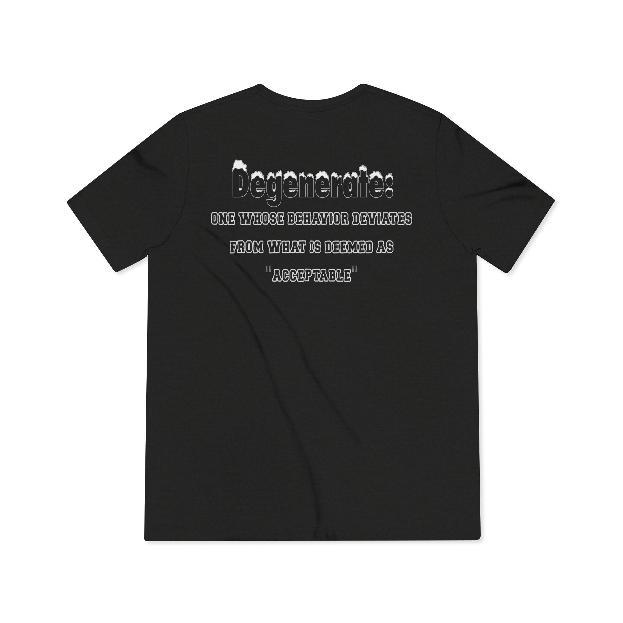"Let's Hit The Slopes" Degenerate Defined Premium Triblend Tee - Degenerates & Friends