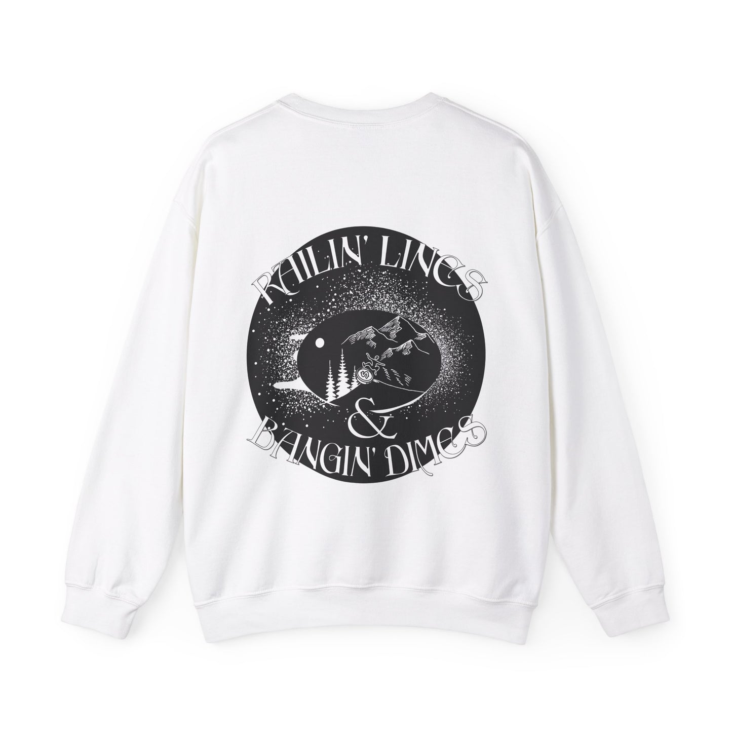 Railin' Lines & Bangin Dimes Crewneck