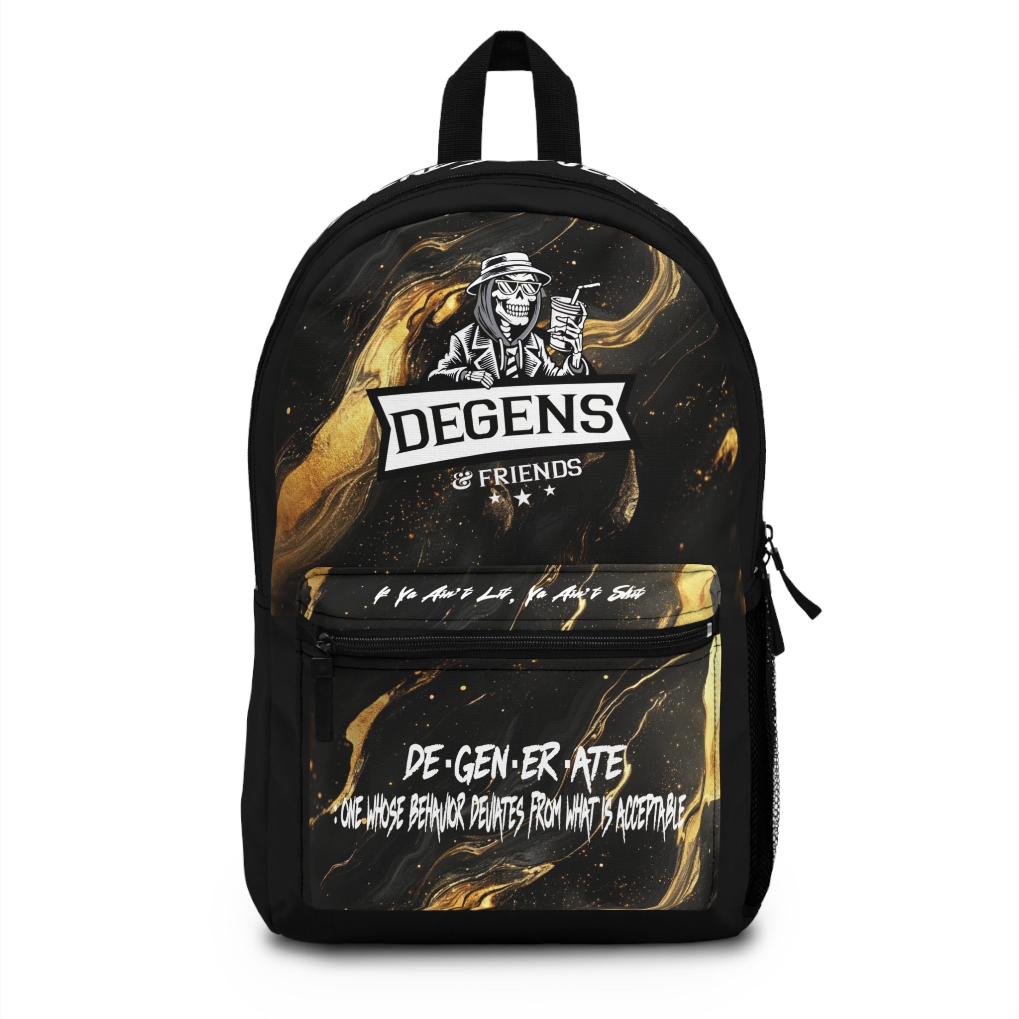 Degens & Friends Gold Backpack - Degens & Friends