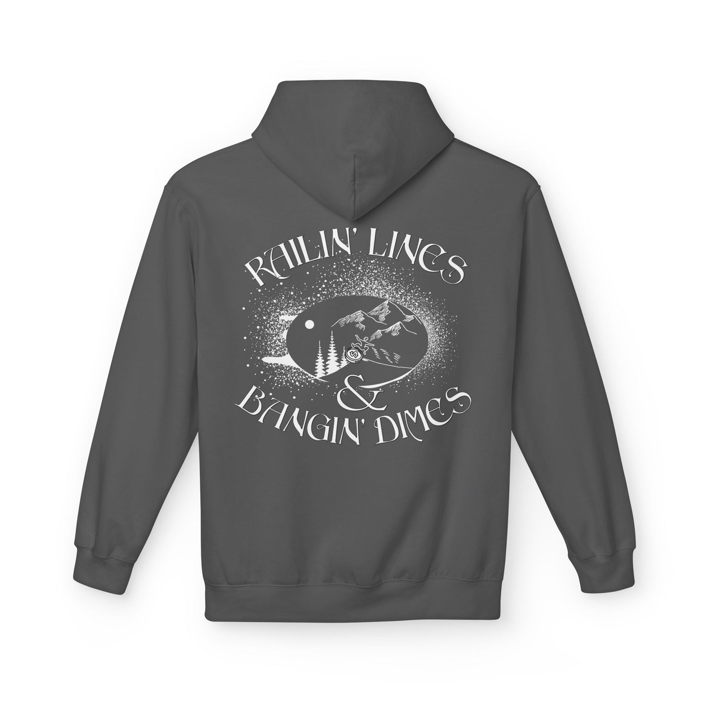 Railin' Lines and Banging Dimes Pullover Hoodie