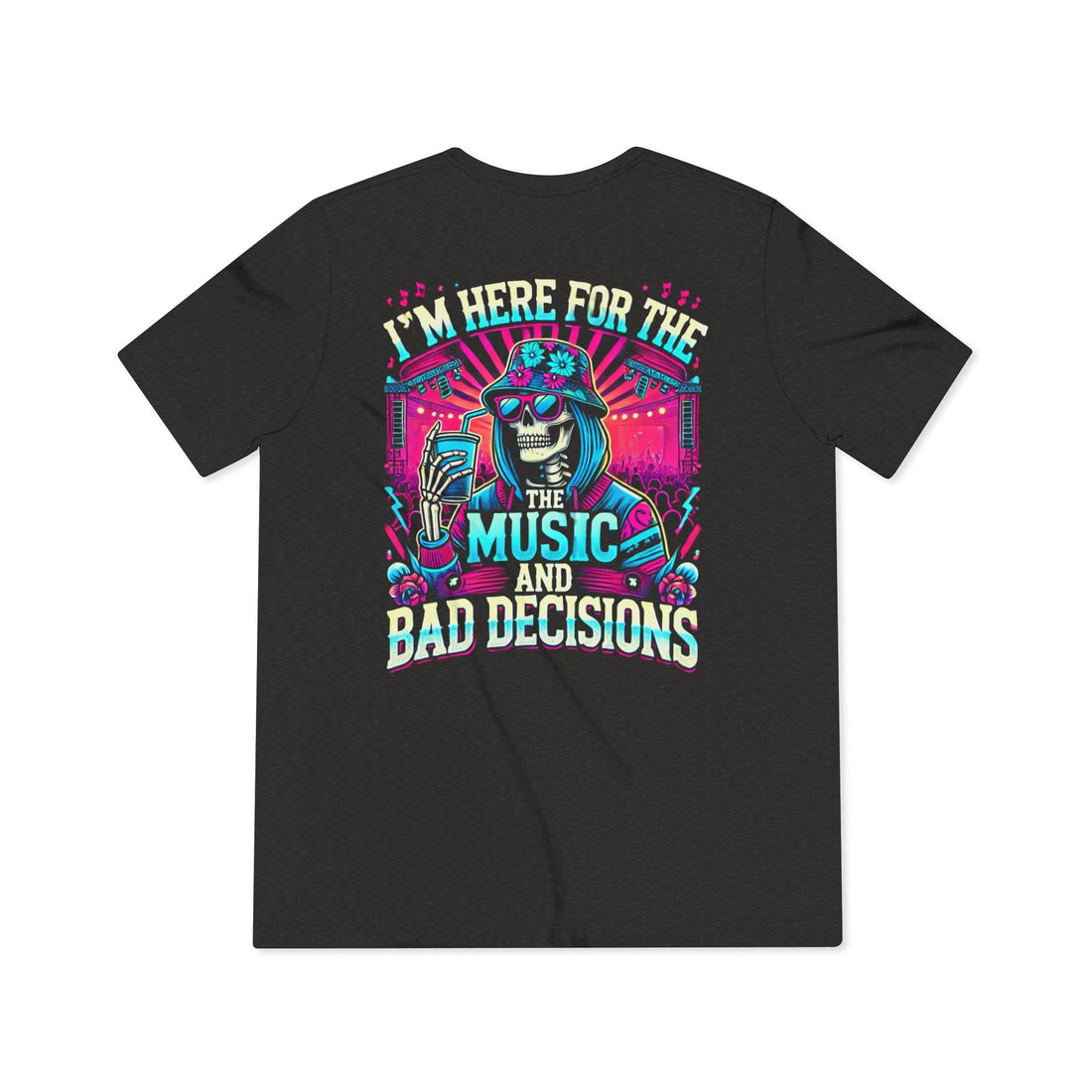 Music & Bad Decisions Premium Triblend Tee - Degenerates & Friends