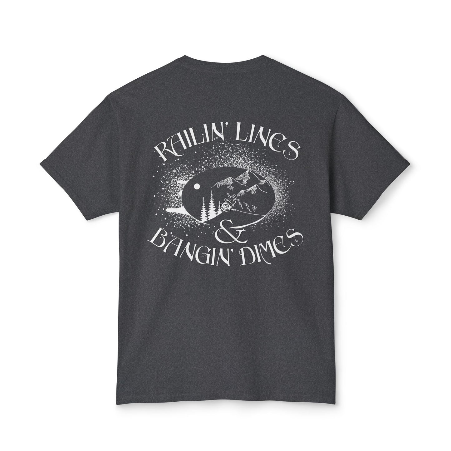 Railin' Lines & Bangin Dimes Tee