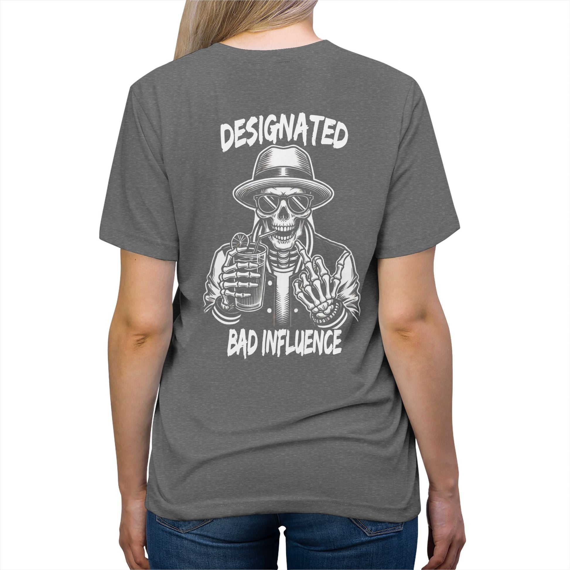 Designated Bad Influence Premium Triblend Tee - Degenerates & Friends