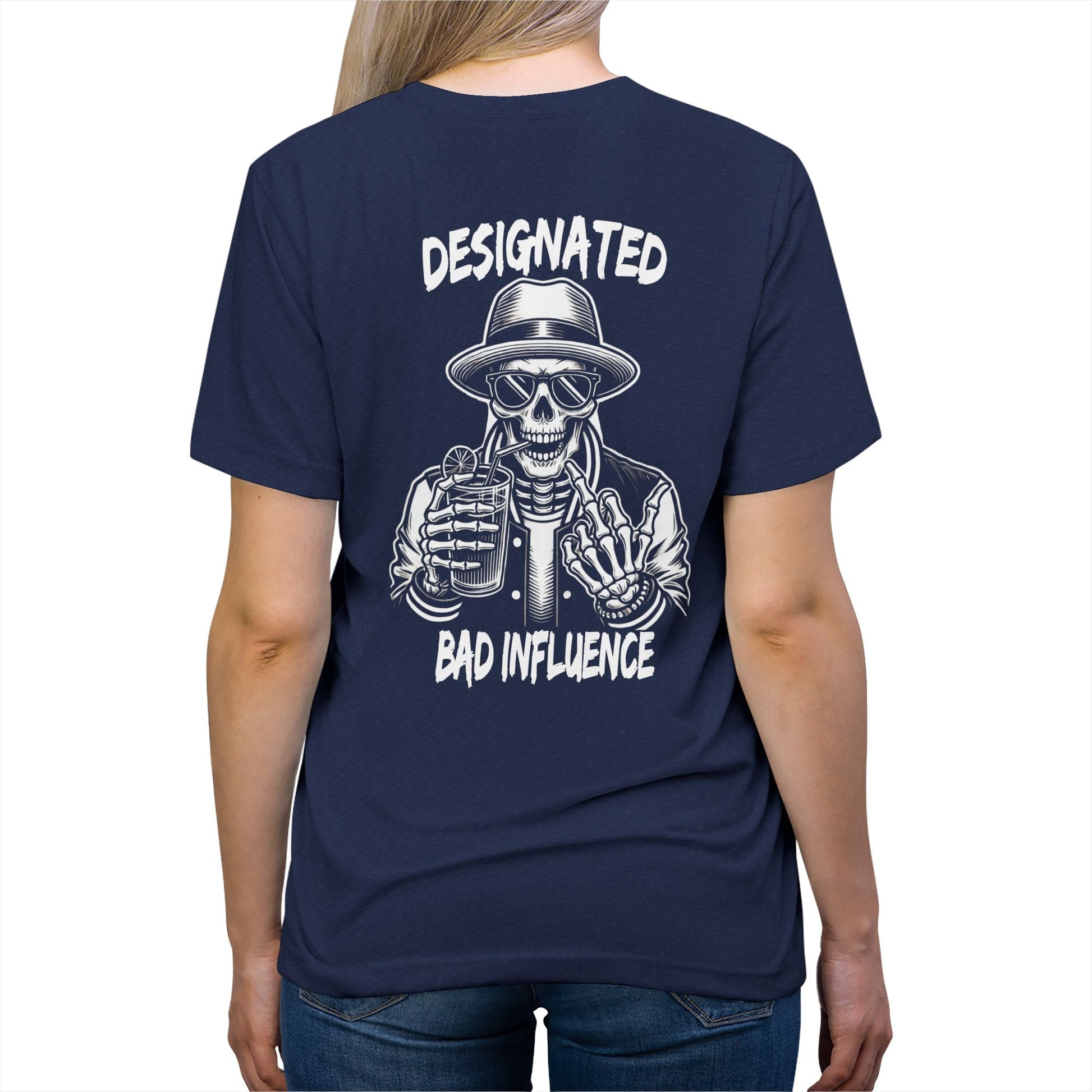 Designated Bad Influence Premium Triblend Tee - Degenerates & Friends