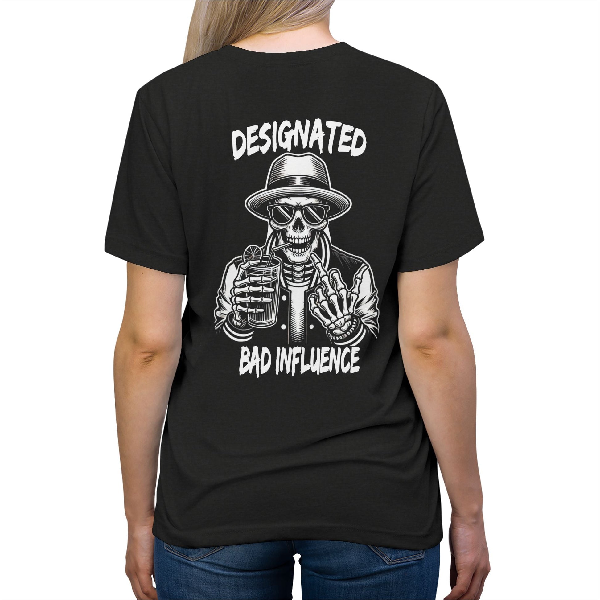Designated Bad Influence Premium Triblend Tee - Degenerates & Friends