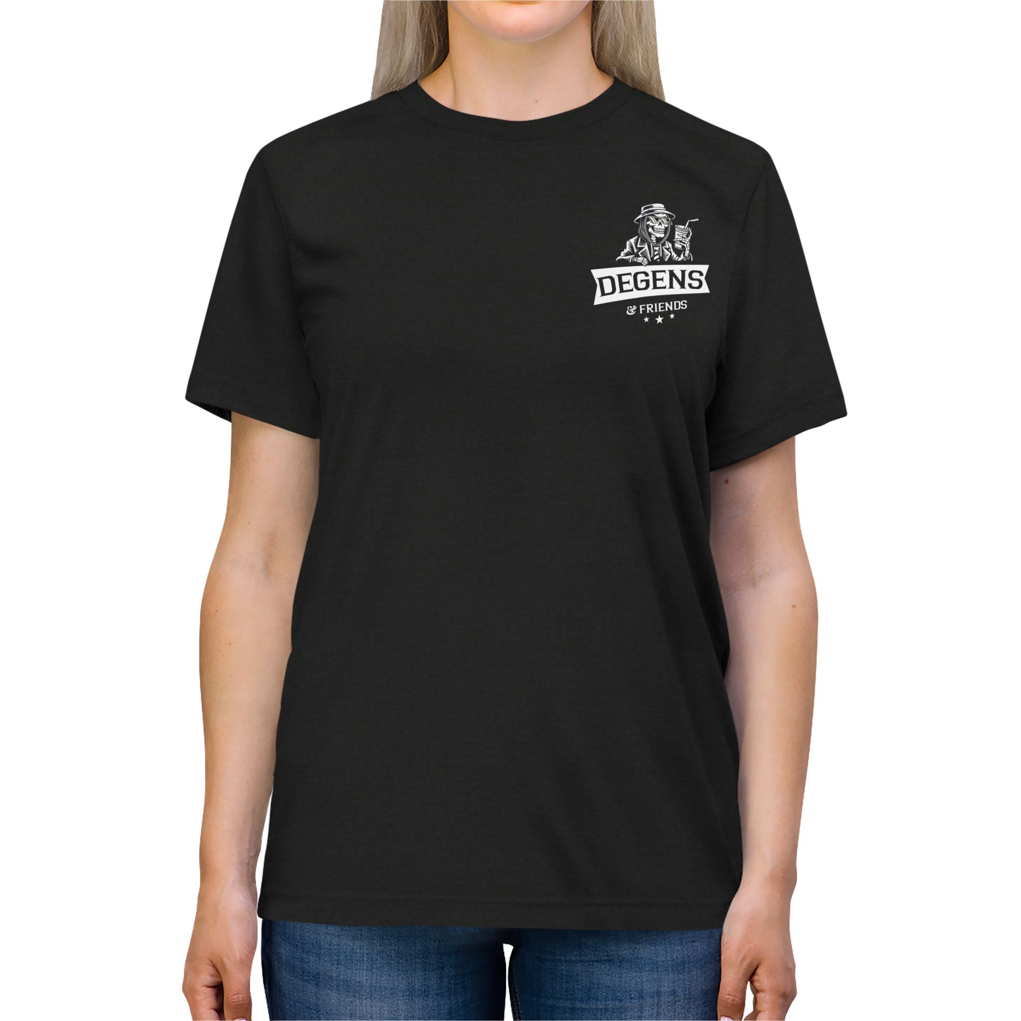 Drop The Bass, Not Your Friends Premium Triblend Tee – Degenerates