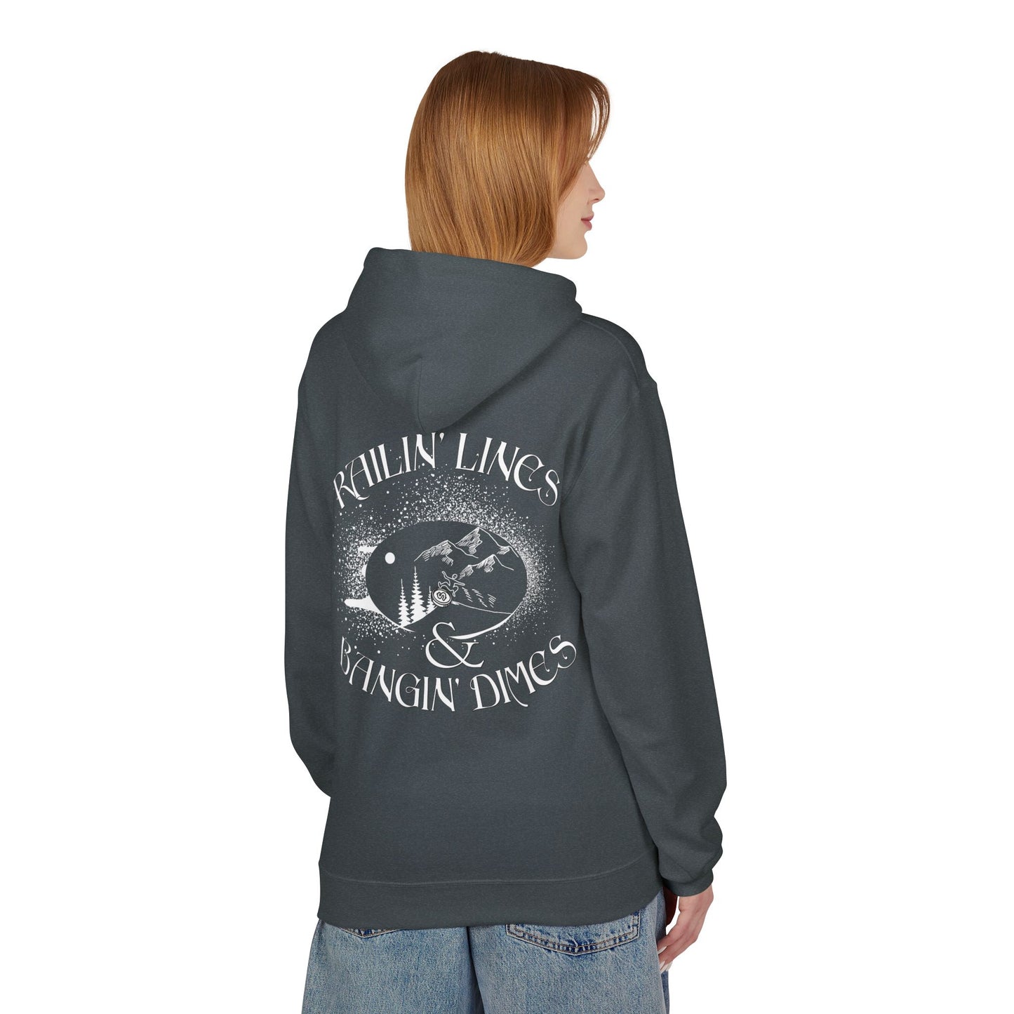 Railin' Lines and Banging Dimes Pullover Hoodie