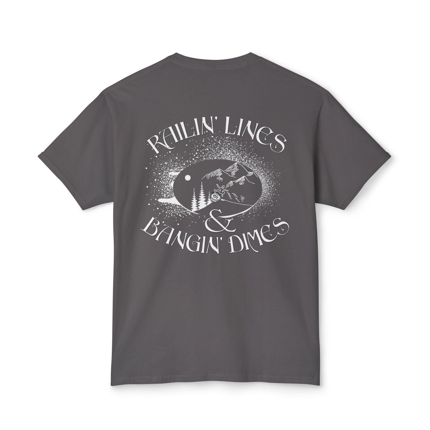 Railin' Lines & Bangin Dimes Tee