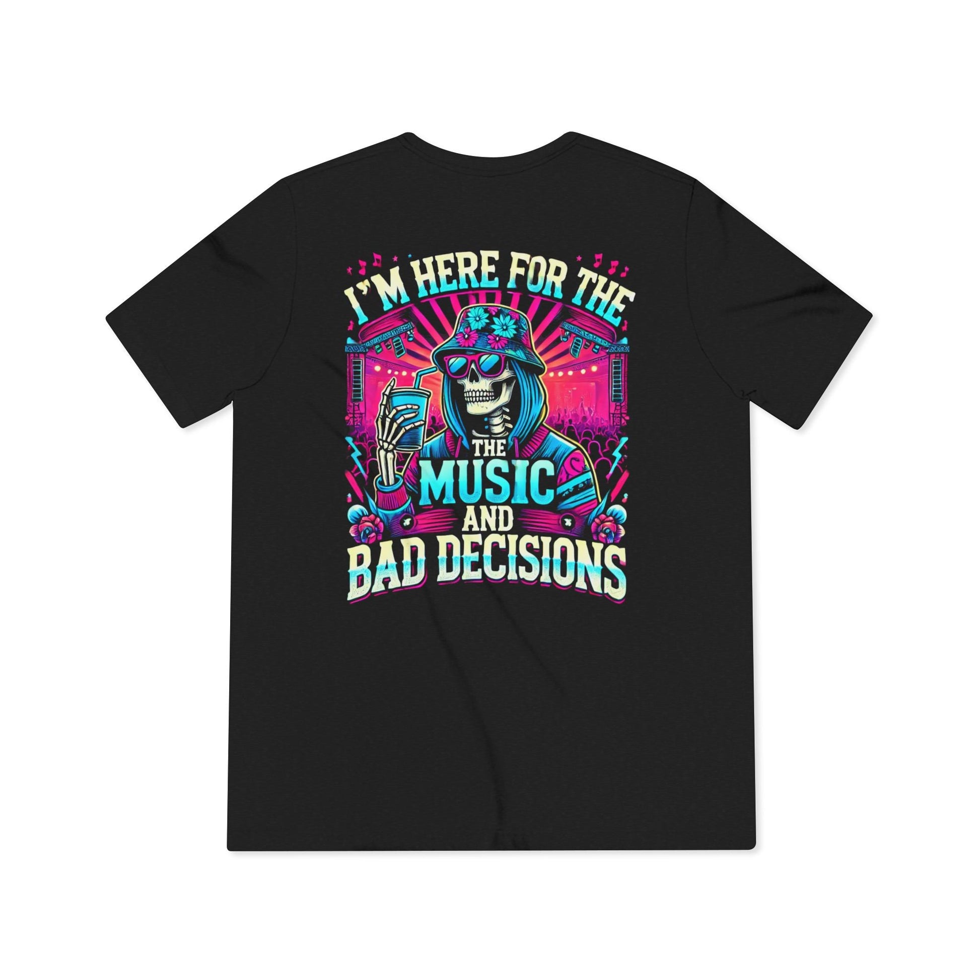 Music & Bad Decisions Premium Triblend Tee - Degenerates & Friends