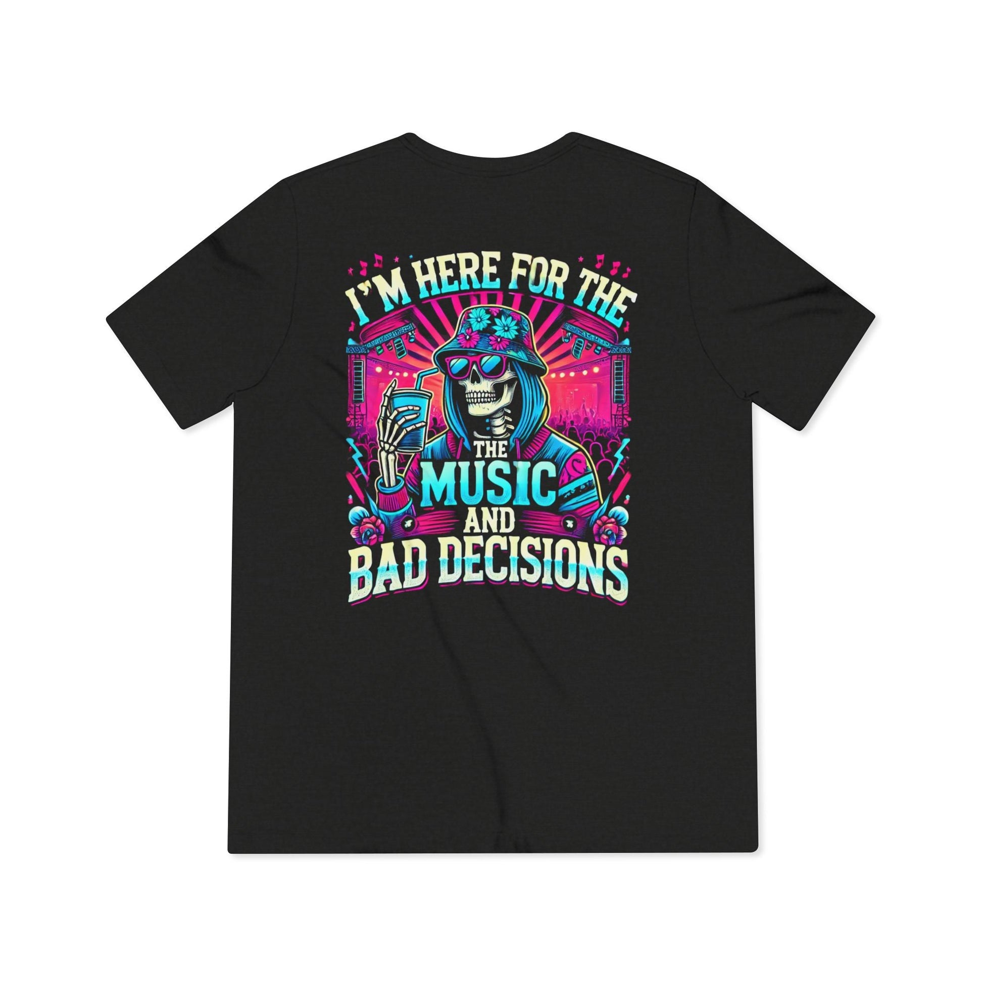 Music & Bad Decisions Premium Triblend Tee - Degenerates & Friends