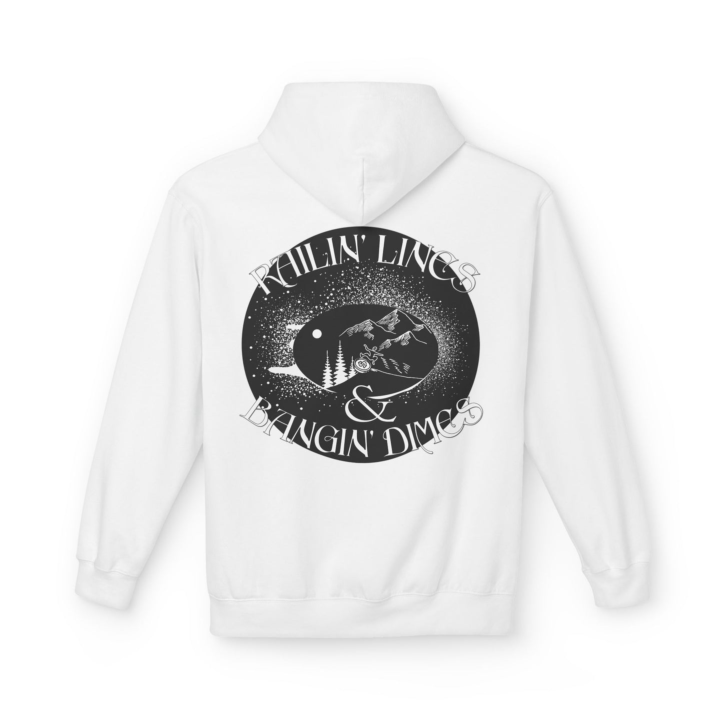 Railin' Lines and Banging Dimes Pullover Hoodie